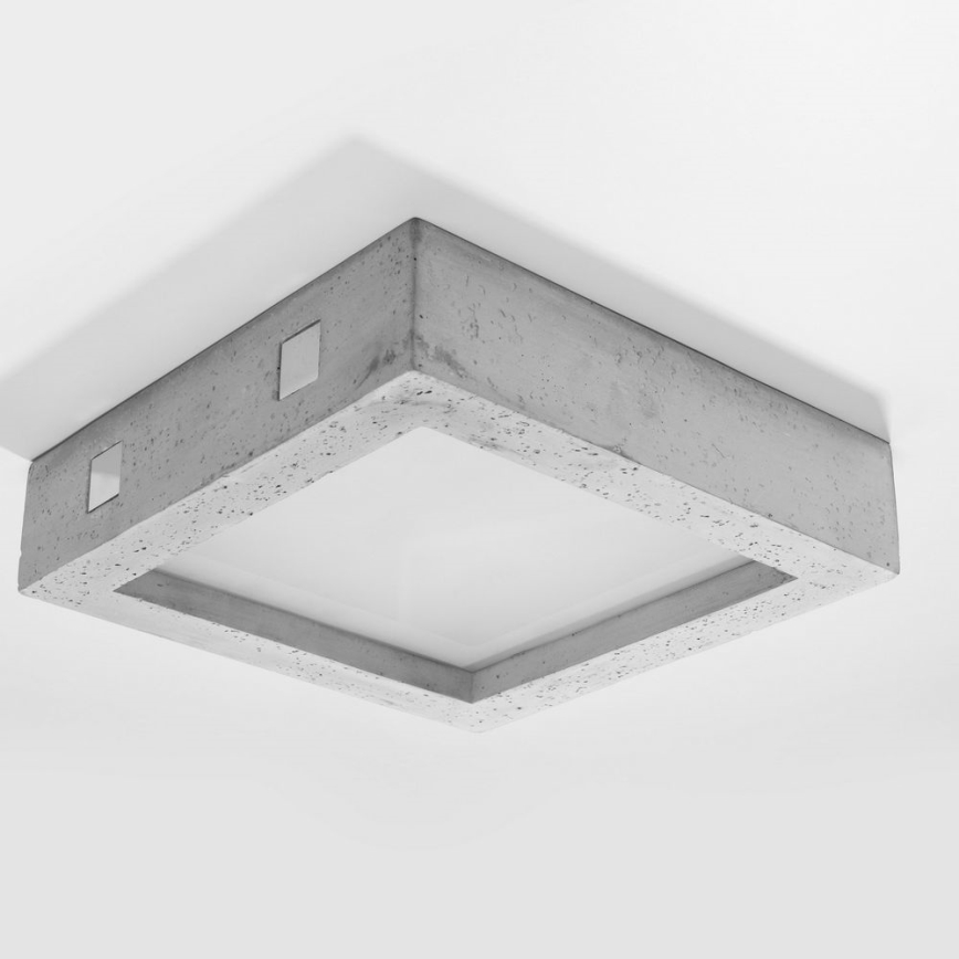LED Lubinis šviestuvas RIZA LED/18W/230V betonas