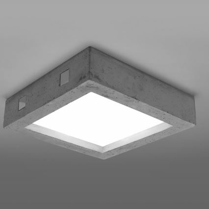 LED Lubinis šviestuvas RIZA LED/18W/230V betonas