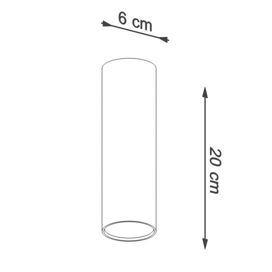 Akcentinis apšvietimas LAGOS 1xGU10/10W/230V 20 cm balta