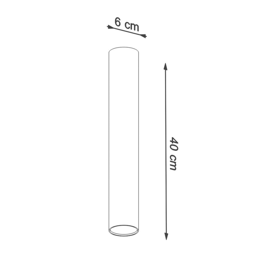 Akcentinis apšvietimas LAGOS 1xGU10/10W/230V 40 cm balta