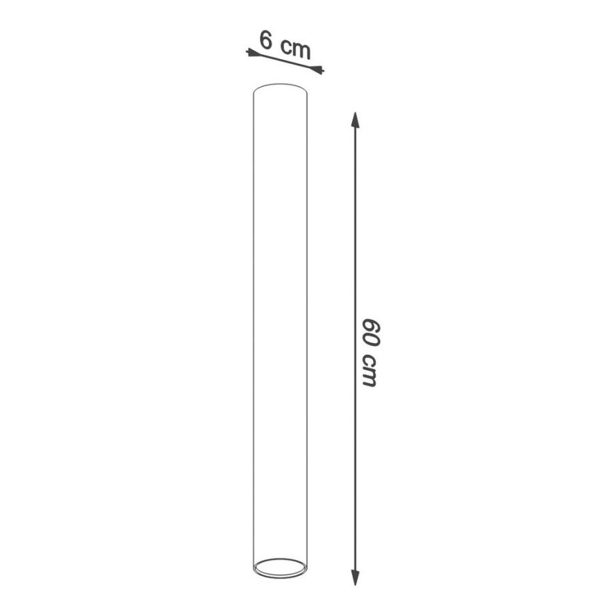 Akcentinis apšvietimas LAGOS 1xGU10/10W/230V 60 cm balta