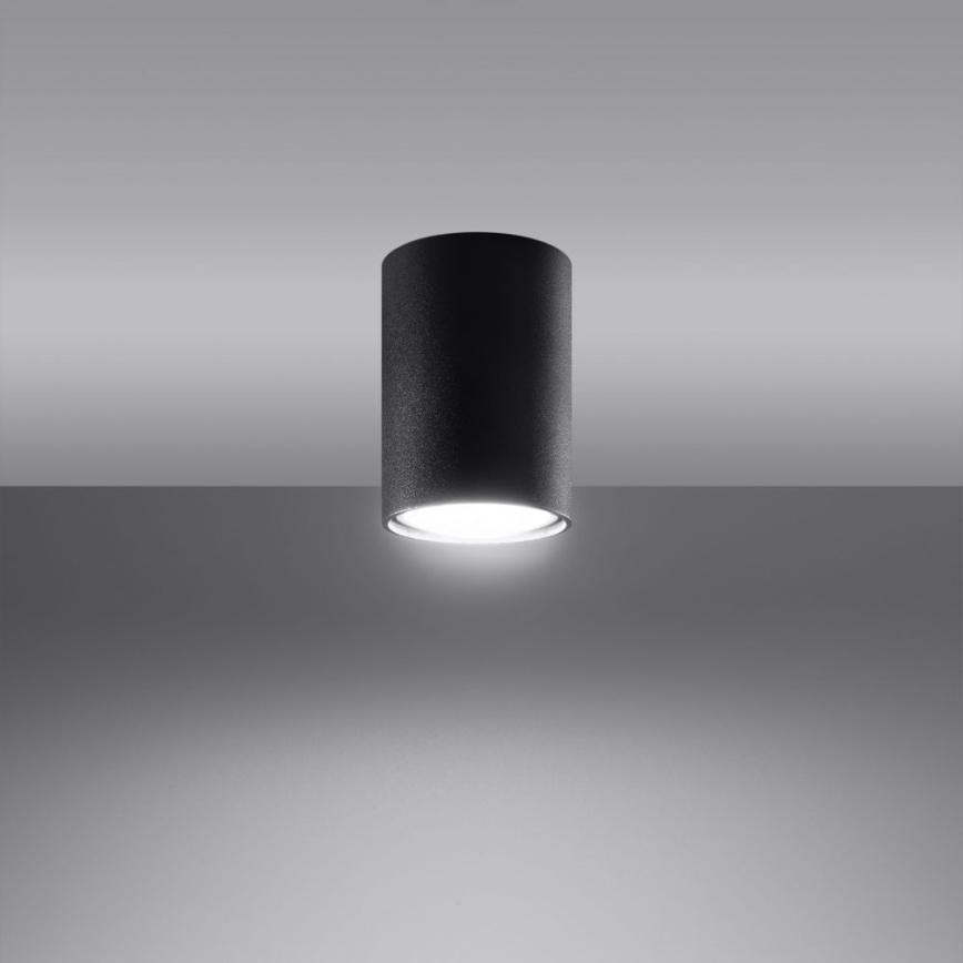 Akcentinis apšvietimas LAGOS 1xGU10/10W/230V 10 cm juoda