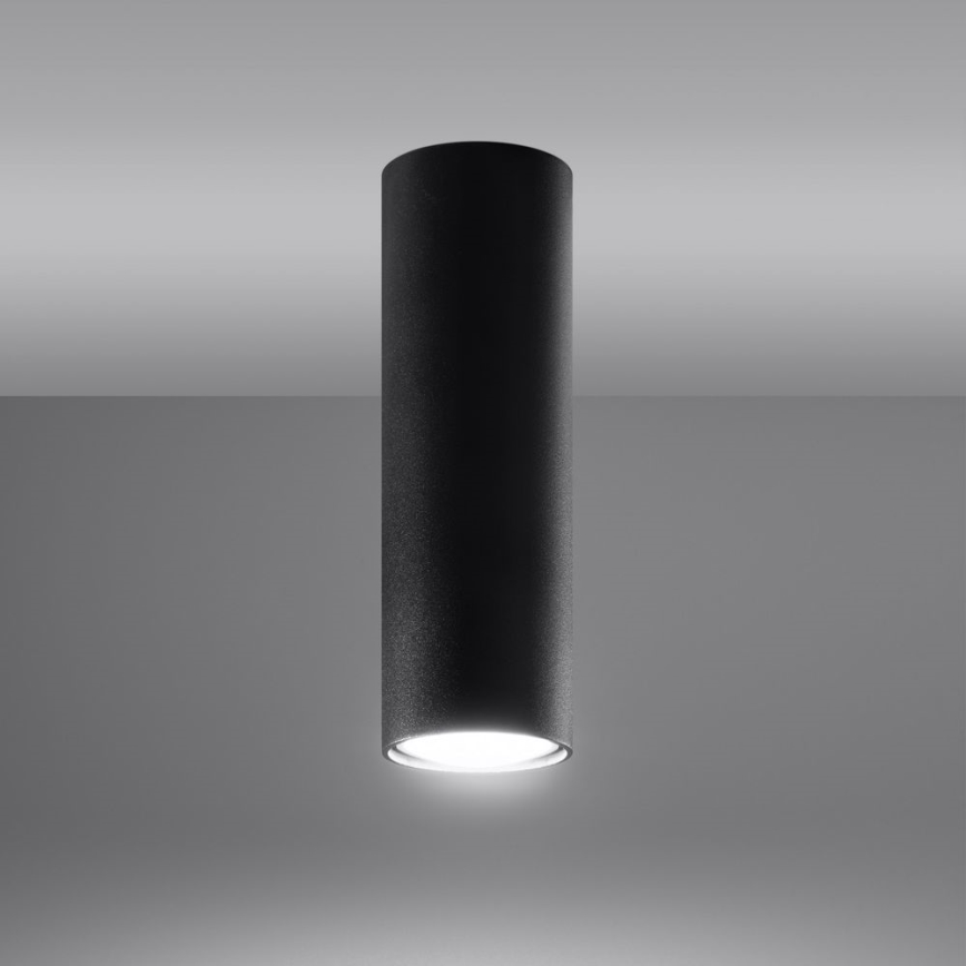 Akcentinis apšvietimas LAGOS 1xGU10/10W/230V 20 cm juoda