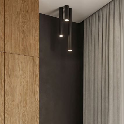 Akcentinis apšvietimas LAGOS 1xGU10/10W/230V 40 cm juoda