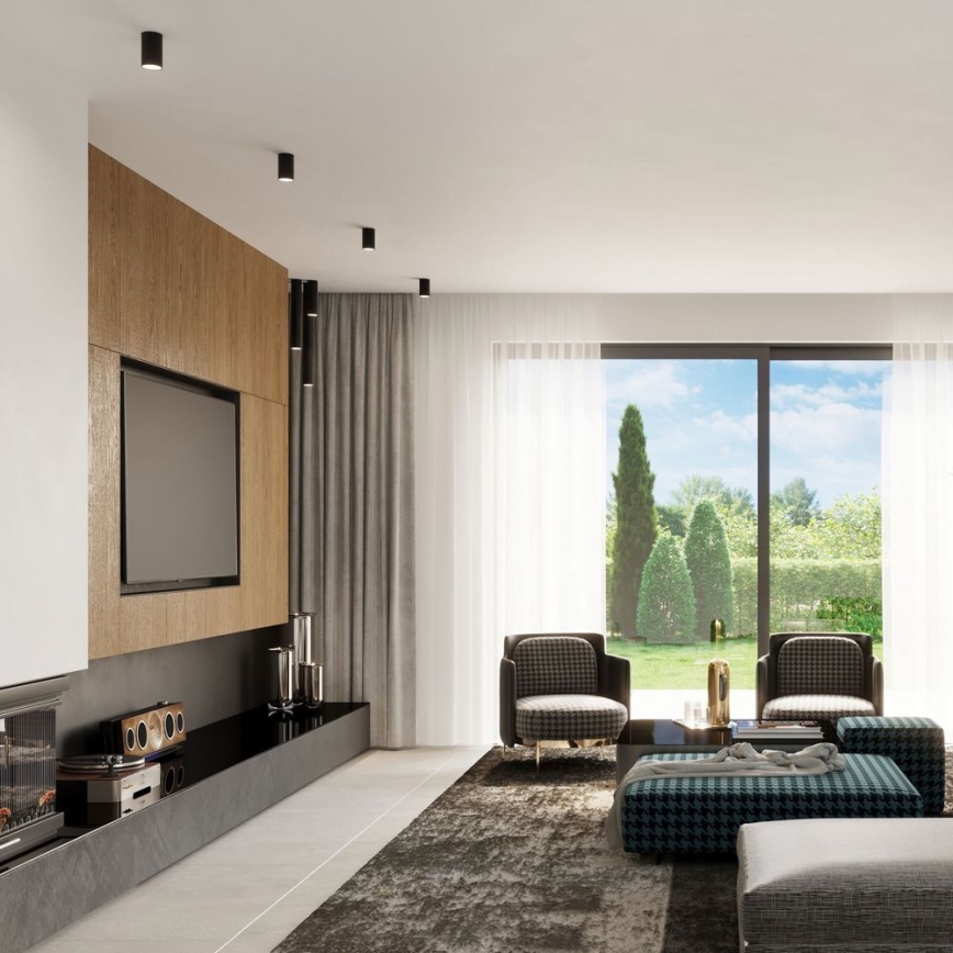 Akcentinis apšvietimas LAGOS 1xGU10/10W/230V 60 cm juoda