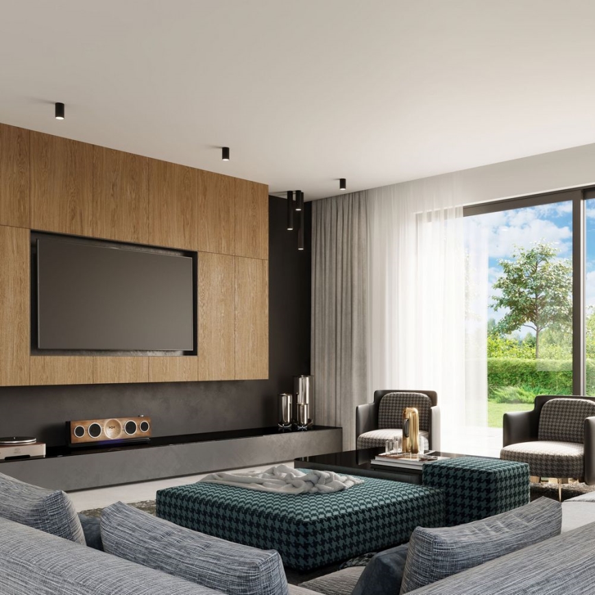 Akcentinis apšvietimas LAGOS 1xGU10/10W/230V 60 cm juoda
