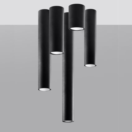 Akcentinis apšvietimas LAGOS 1xGU10/10W/230V 60 cm juoda