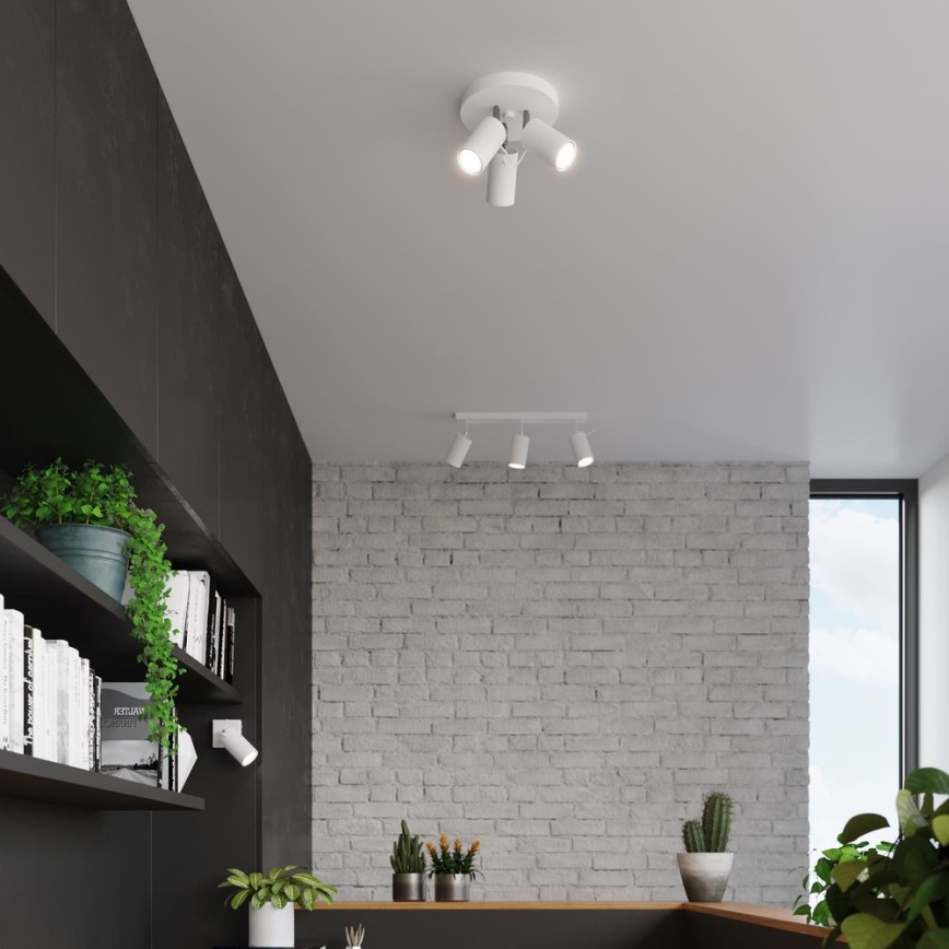 Akcentinis apšvietimas RING 3xGU10/10W/230V balta