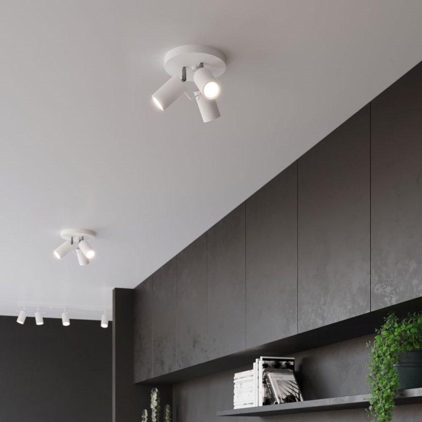 Akcentinis apšvietimas RING 3xGU10/10W/230V balta