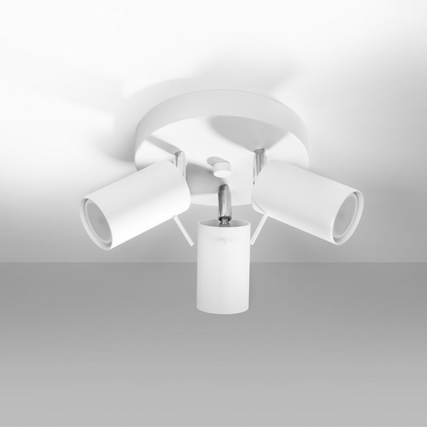 Akcentinis apšvietimas RING 3xGU10/10W/230V balta