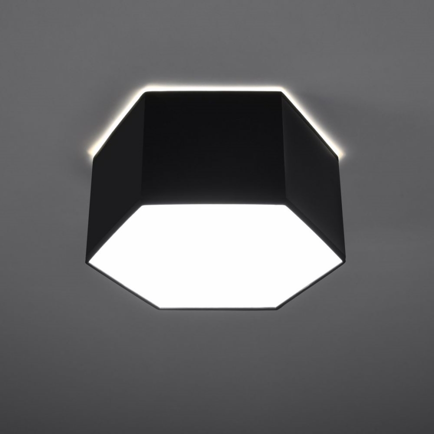 Lubinis šviestuvas SUNDE 2xE27/60W/230V 15,5 cm juodas