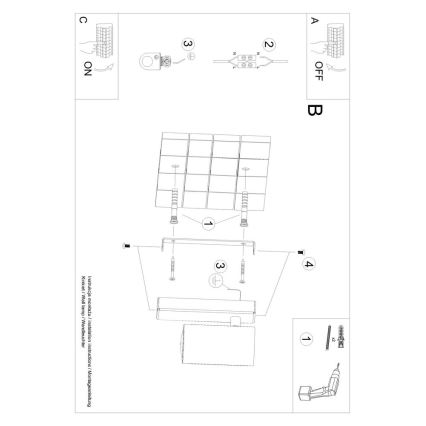 Sieninis šviestuvas UTTI 1xGU10/40W/230V baltas