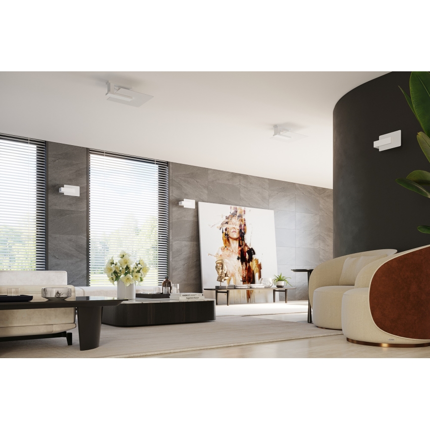 Sieninis šviestuvas LAPPO 1xE14/10W/230V baltas