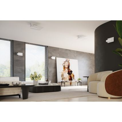 Lubinis šviestuvas LAPPO 2xE27/15W/230V baltas