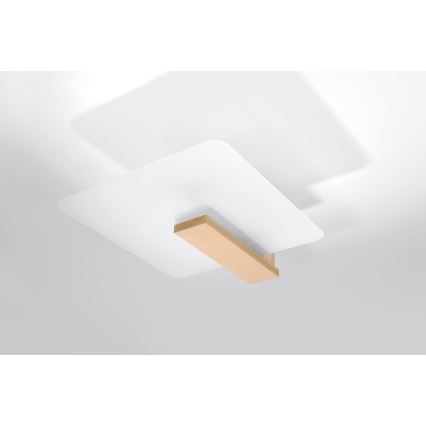 Lubinis šviestuvas LAPPO 2xE27/15W/230V smėlio spalvos