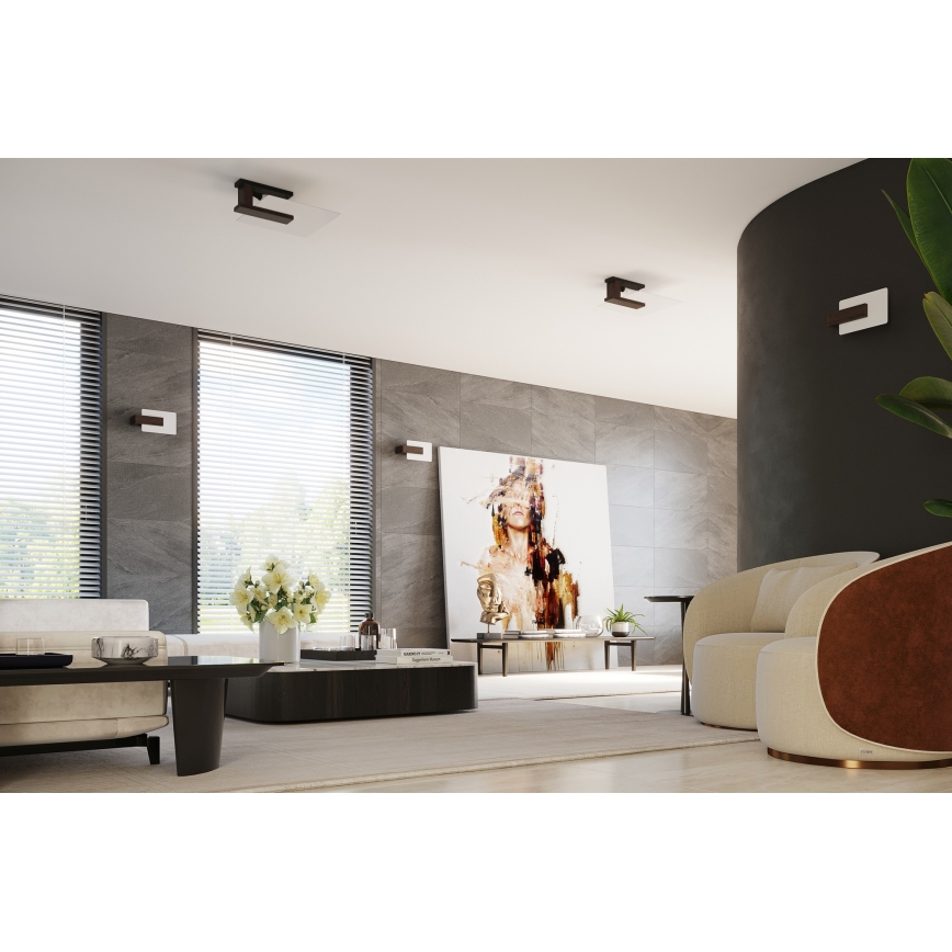 Lubinis šviestuvas LAPPO 2xE27/15W/230V wengė