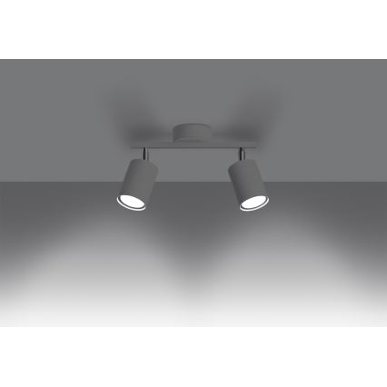 Akcentinis šviestuvas LEMMI 2xGU10/40W/230V baltas