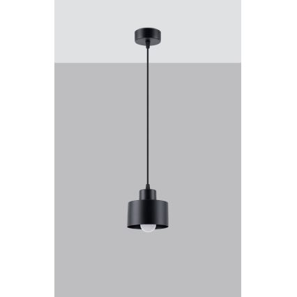 Pakabinamas sietynas SAVAR 1xE27/60W/230V juodas