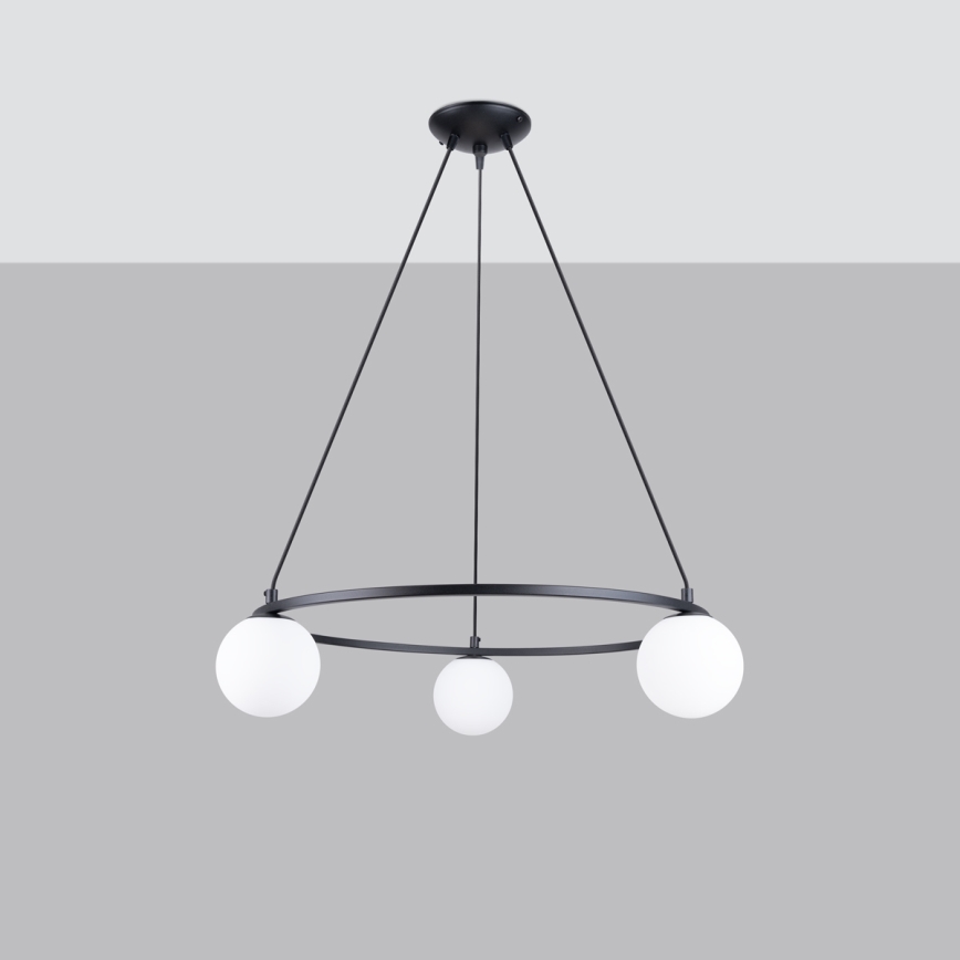 Pakabinamas sietynas YOLI 3xG9/8W/230V juoda