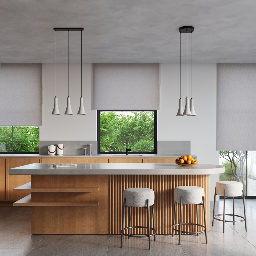 Pakabinamas sietynas REA 2xE14/12W/230V betonas
