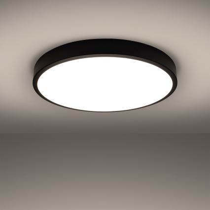 LED lubinis šviestuvas ONYX, 48 W, 230 V, skersmuo 60 cm, juodas