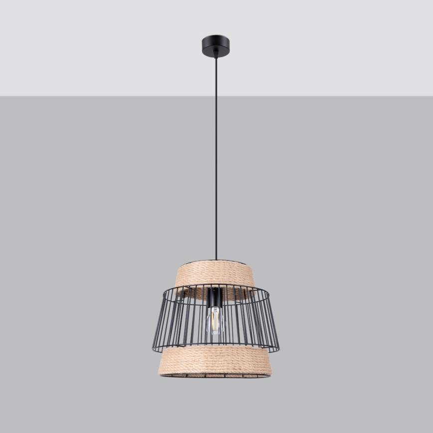 Pakabinamas sietynas BRILO 1xE27/15W/230V