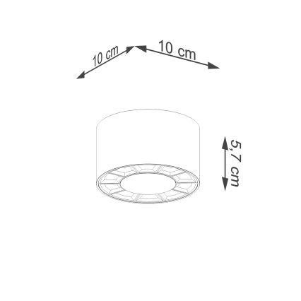 LED akcentinis šviestuvas DIO LED/10W/230V balta