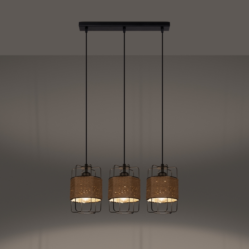 Pakabinamas sietynas GIZUR 3xE27/15W/230V