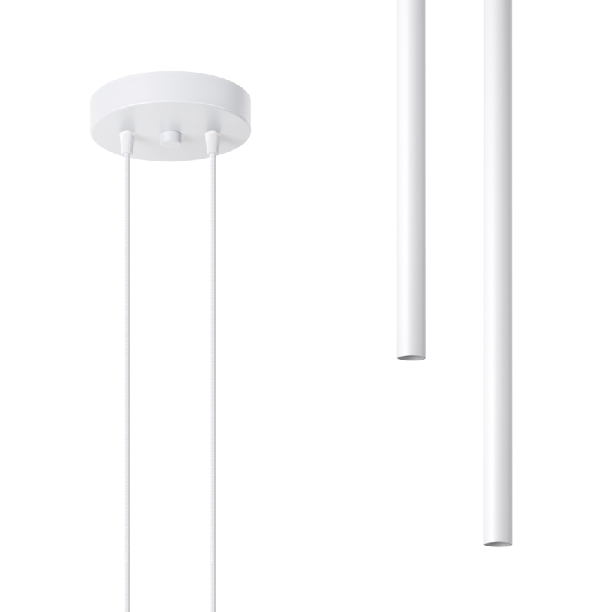 Pakabinamas sietynas PASTELO 2xG9/8W/230V balta