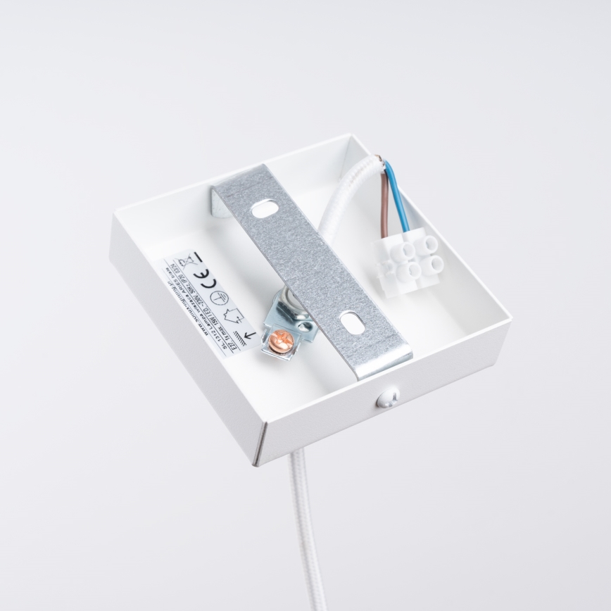 Pakabinamas sietynas ARIES 1xE27/15W/230V bukas/balta