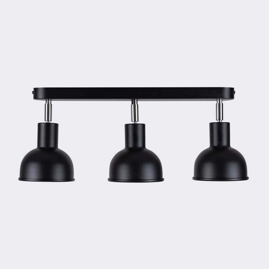 Akcentinis apšvietimas ELBA 3xE27/15W/230V juoda