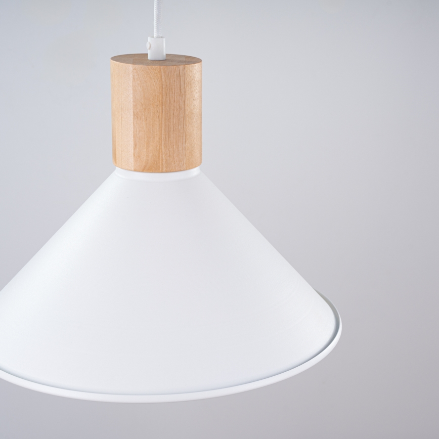 Pakabinamas sietynas JAGA 1xE27/15W/230V diametras 30 cm balta