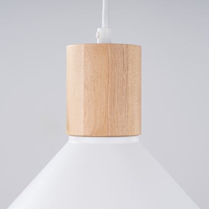 Pakabinamas sietynas JAGA 1xE27/15W/230V diametras 30 cm balta
