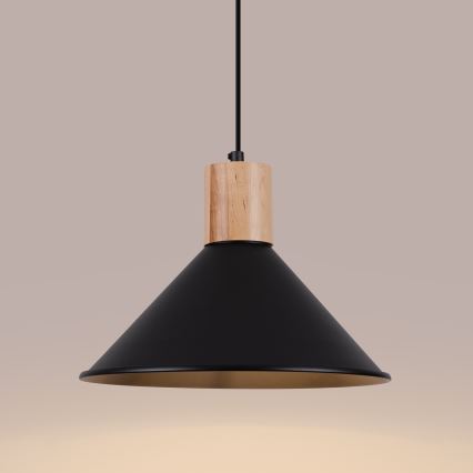 Pakabinamas sietynas JAGA 1xE27/15W/230V diametras 30 cm juoda