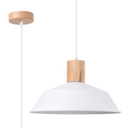 Pakabinamas sietynas FANO 1xE27/15W/230V diametras 34 cm balta