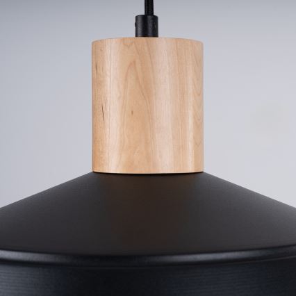 Pakabinamas sietynas FANO 1xE27/15W/230V diametras 34 cm juoda