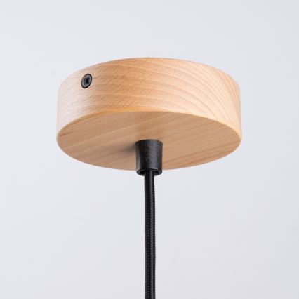Pakabinamas sietynas FANO 1xE27/15W/230V diametras 34 cm juoda