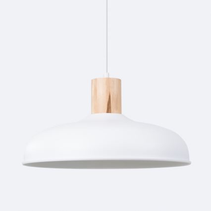 Pakabinamas sietynas INDY 1xE27/15W/230V diametras 38 cm balta
