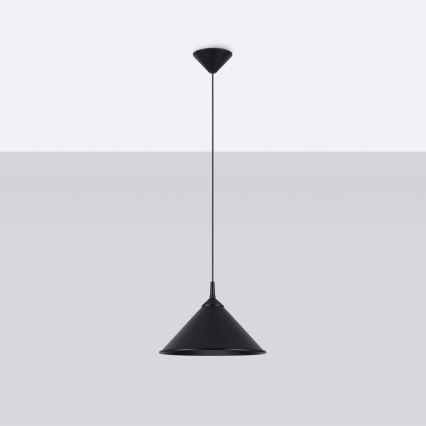 Pakabinamas sietynas ZUMA 1xE27/15W/230V diametras 30 cm juoda