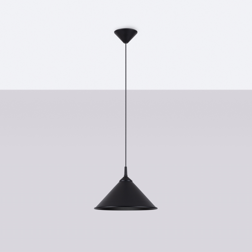 Pakabinamas sietynas ZUMA 1xE27/15W/230V diametras 30 cm juoda