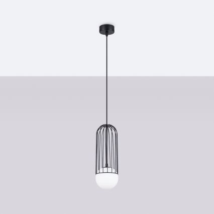 Pakabinamas sietynas BRINA 1xG9/8W/230V juoda