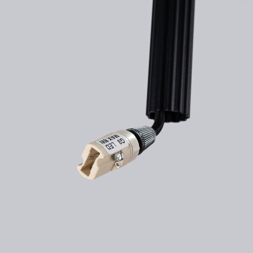 Pakabinamas sietynas ARCHE 1xG9/8W/230V juoda