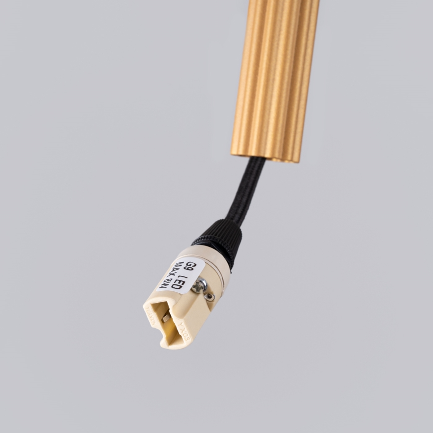 Pakabinamas sietynas ARCHE 1xG9/8W/230V auksas