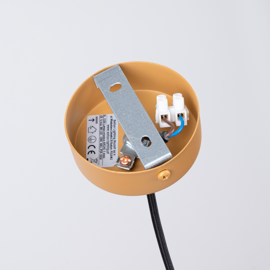Pakabinamas sietynas ARCHE 1xG9/8W/230V auksas