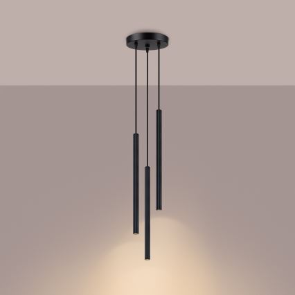 Pakabinamas sietynas ARCHE 3xG9/8W/230V juoda