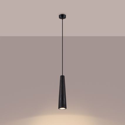 Pakabinamas sietynas ELECTRA 1xGU10/10W/230V betonas/juoda