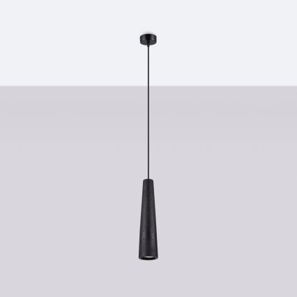 Pakabinamas sietynas ELECTRA 1xGU10/10W/230V betonas/juoda