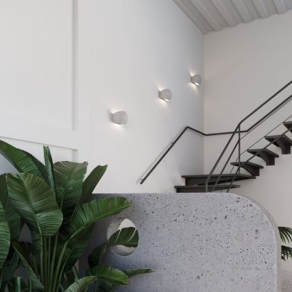 Sieninis šviestuvas GLOBE 2xG9/8W/230V betoninis/pilkas