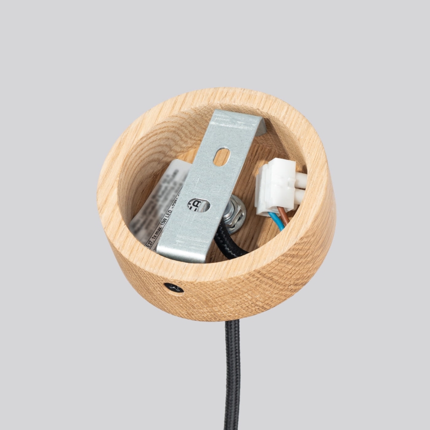 Pakabinamas šviestuvas su laidu MAB 1xE27/15W/230V skersm. 22 cm betonas/pilka