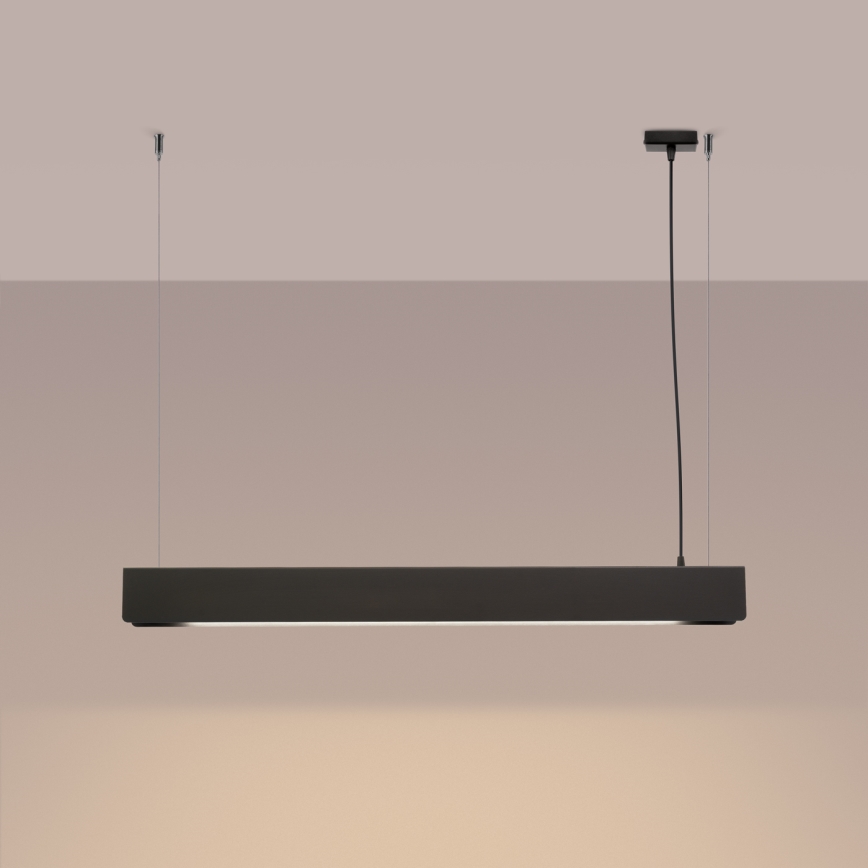 LED Pakabinamas sietynas SPARK 1xG13/8,5W/230V juoda